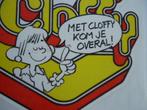 sticker oud Cloffy strip Jan van Haasteren mode kleding retr, Verzamelen, Verzenden, Zo goed als nieuw, Bedrijf of Vereniging