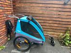 Thule fietskar coaster xt, Fietsen en Brommers, Fietsaccessoires | Aanhangers en Karren, Ophalen, Gebruikt, Opvouwbaar, 40 tot 60 kg