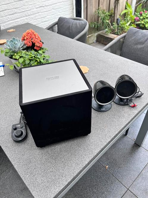 Hercules XPS 41 speakerset, Computers en Software, Pc speakers, Gebruikt, Ophalen