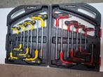 16 delig Inbus en torx sleutelset met T-greep en kogelkop, Ophalen of Verzenden, Zo goed als nieuw, Overig gereedschap