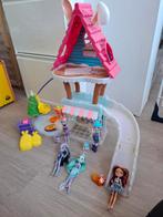 Enchantimals winter huis inclusief poppetjes en diertjes!, Ophalen of Verzenden, Gebruikt