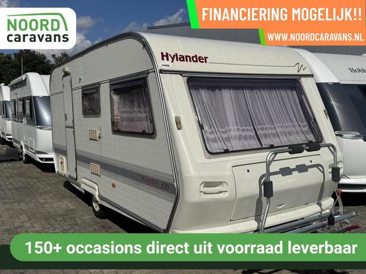 Hylander 390 VOORTENT + 4 PERS + WC, Caravans en Kamperen, Caravans, Bedrijf, tot en met 3, 750 - 1000 kg, Overige merken