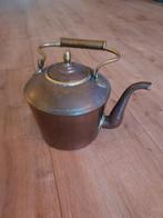 Antieke koperen theepot, Ophalen of Verzenden, Koper