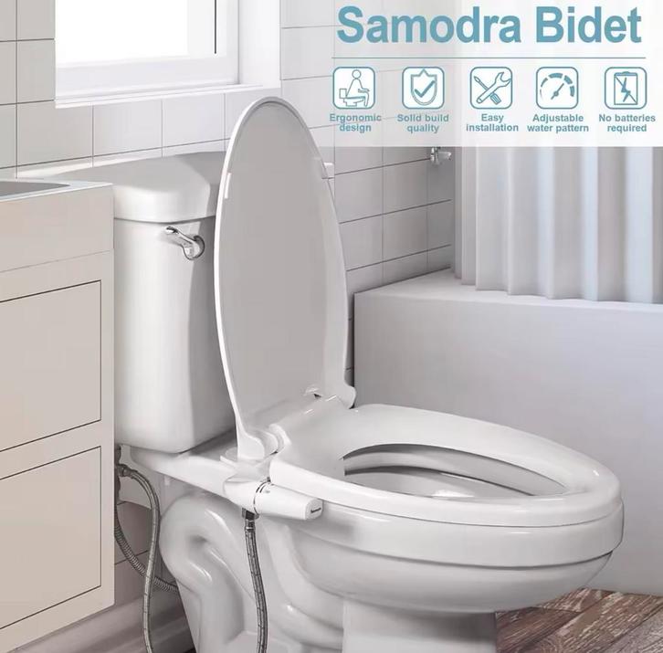Nieuwe Bidet Toiletbril - Hygiënisch en Comfortabel!, Doe-het-zelf en Verbouw, Sanitair, Nieuw, Toilet, Chroom, Ophalen of Verzenden