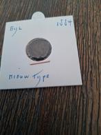 Oude 1/2 Cent 1884 - Nieuw Type., Postzegels en Munten, Munten | Nederland, Ophalen of Verzenden, Koning Willem III, Losse munt