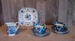 Leuke keramieken set in blauw /wit, Antiek en Kunst, Ophalen of Verzenden