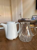 Twee karafjes, 11 cm hoog, Ophalen of Verzenden, Zo goed als nieuw, Glas, Overige stijlen