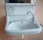 Vintage wastafel met spiegel, Doe-het-zelf en Verbouw, Sanitair, Ophalen, Zo goed als nieuw, Wastafel