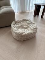 H&M Home Poef, Huis en Inrichting, Banken | Voetenbanken en Poefen, Ophalen, Minder dan 50 cm, Rond, Zo goed als nieuw