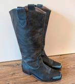 CINDERELLA stoere lederen laarzen. Mt 37, Kleding | Dames, Schoenen, Verzenden, Zo goed als nieuw, Groen, Hoge laarzen