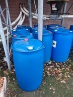 Kunststof Ton / Vat - Blauw 225 liter, Tuin en Terras, Regentonnen, Ophalen