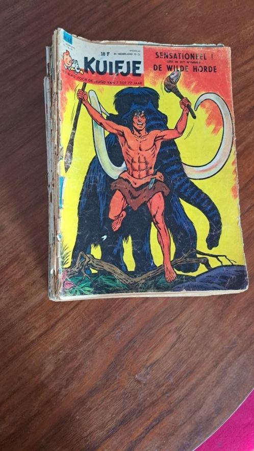 44 Kuifje weekbladen uit  1961, 1964, en 1965, Boeken, Stripboeken, Gelezen, Meerdere stripboeken, Ophalen of Verzenden