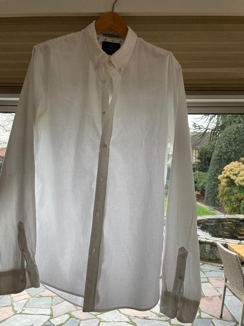 Scotch & Soda wit overhemd maat XL, Kleding | Heren, Overhemden, Zo goed als nieuw, Halswijdte 43/44 (XL), Wit, Ophalen of Verzenden