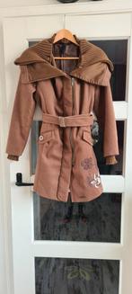 Winterjas beige Desigual, Kleding | Dames, Ophalen of Verzenden, Zo goed als nieuw, Maat 38/40 (M), Beige