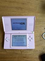 Nitendo DS Lite, Spelcomputers en Games, Spelcomputers | Nintendo DS, Gebruikt, Ophalen of Verzenden, Roze, Met beschermhoes of tas