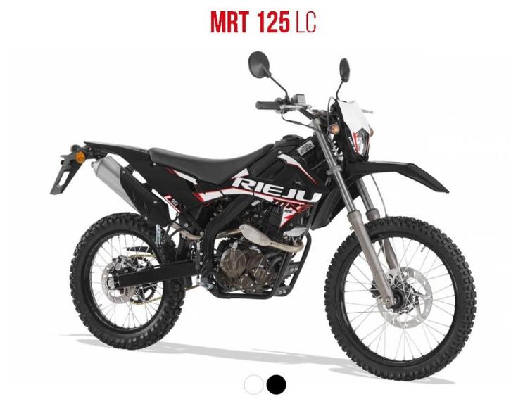 RIEJU MRT 125 LC Black or White, Motoren, Motoren | Overige merken, Bedrijf, Crossmotor, 11 kW of minder, 1 cilinder, Ophalen of Verzenden