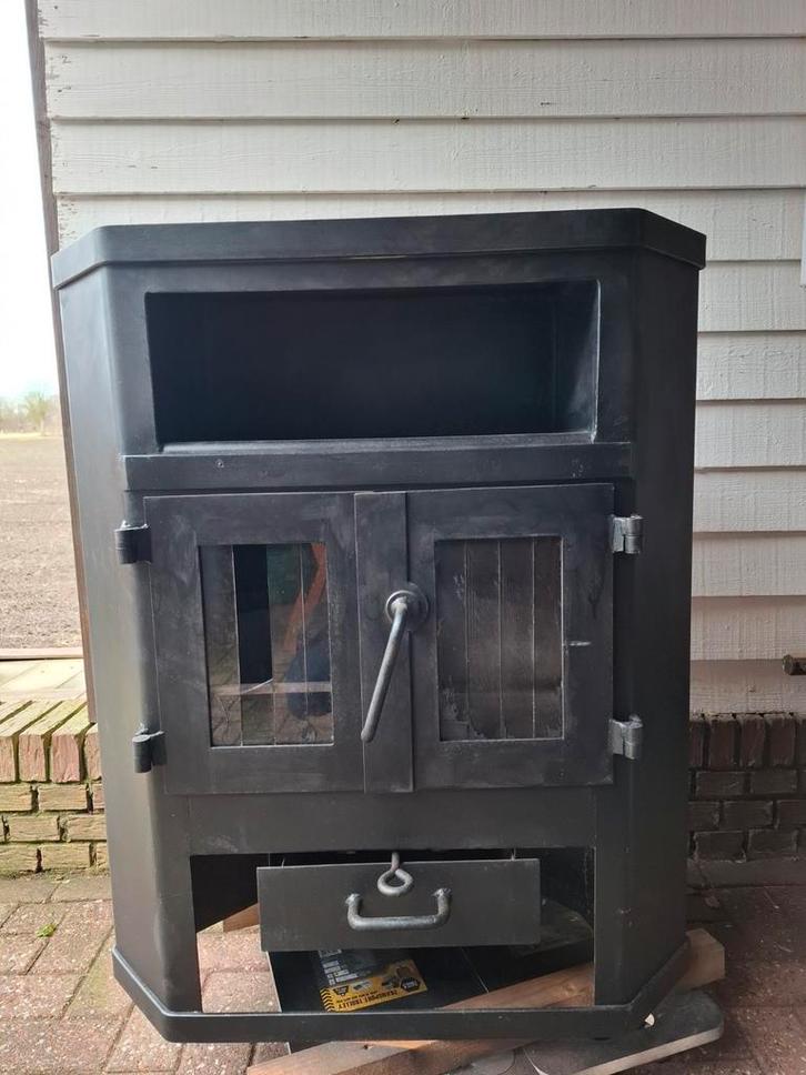 Houtkachel, Huis en Inrichting, Kachels, Gebruikt, Houtkachel, Hout, Ophalen of Verzenden