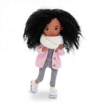 Pop Doll met kleding Poppen haar gympen jasje teddybeer beschikbaar voor biedingen