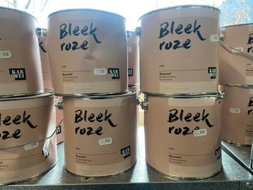 Karwei Muurverf verf / saus Bleek Roze Mat - 2,5 Liter beschikbaar voor biedingen