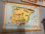 Antieke landkaart Spanje en Portugal, Ophalen of Verzenden, Aardrijkskunde