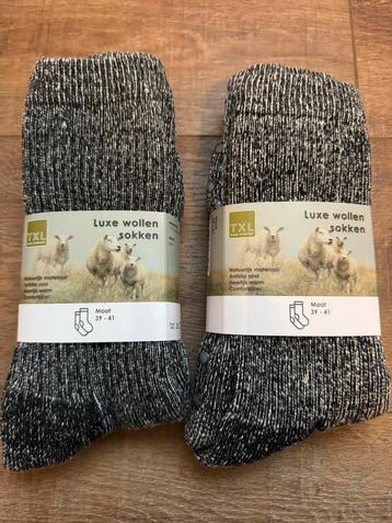 * nieuw * heerlijk warme scheerwollen sokken mt 39-41 2 p. beschikbaar voor biedingen