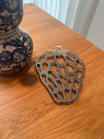 Vintage Leonard Verzilverde Aardbeien Onderzetter, Ophalen of Verzenden, Overig