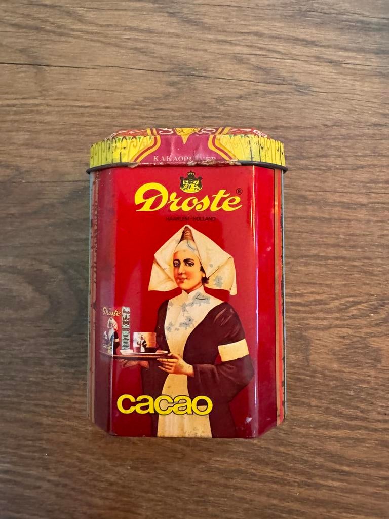 Droste blikje, Ophalen of Verzenden, Gebruikt, Overige, Droste