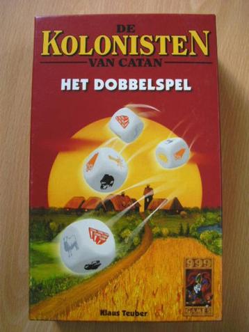 De Kolonisten van Catan dobbelspel, compleet en zgan beschikbaar voor biedingen