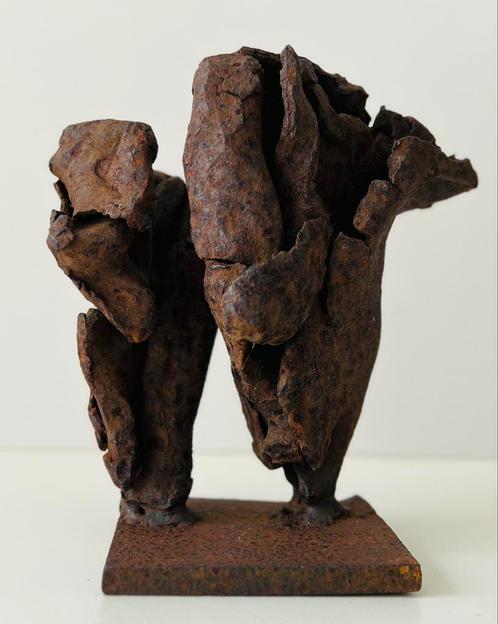 Theo Niermeijer, prachtig klein roestbeeld, Antiek en Kunst, Kunst | Designobjecten, Ophalen