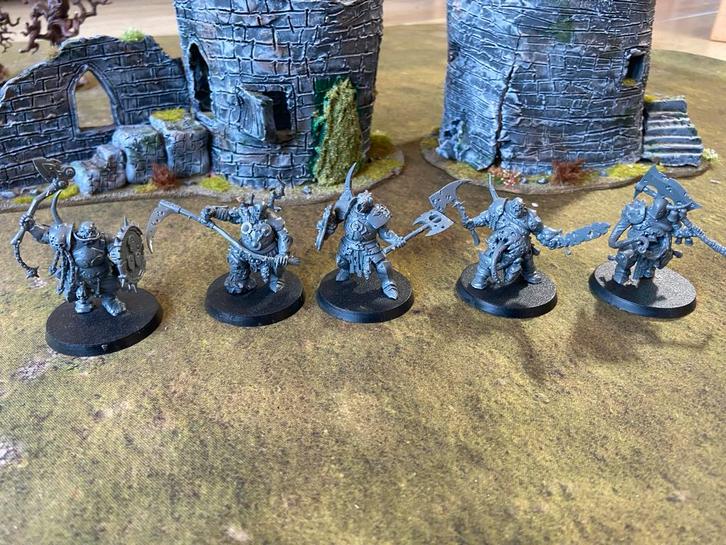 Putrid Blightkings Warhammer Figuren, Hobby en Vrije tijd, Wargaming, Zo goed als nieuw, Warhammer, Figuurtje(s), Ophalen of Verzenden