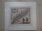gravure plattegrond IJlst, Friesland Braun en Hogenberg 1592, Antiek en Kunst, Kunst | Etsen en Gravures, Verzenden