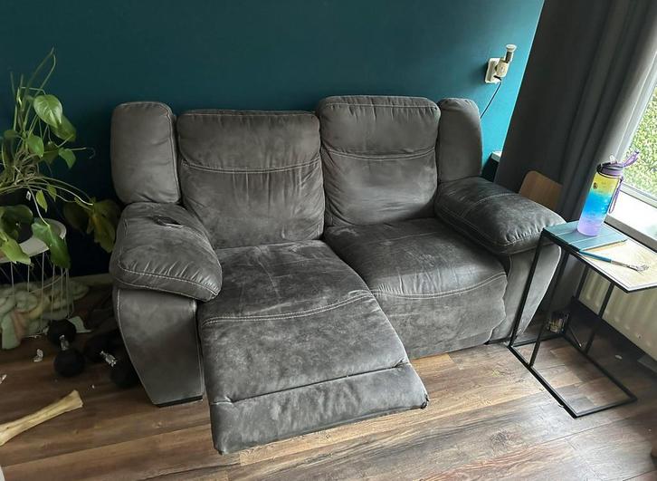 Comfortabele 2-zits bankstel, Huis en Inrichting, Banken | Bankstellen, Gebruikt, Rechte bank, Tweepersoons, 150 tot 200 cm, 75 tot 100 cm