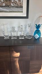 Mooie Karaf Collectie, Huis en Inrichting, Ophalen, Blauw, Minder dan 50 cm, Glas