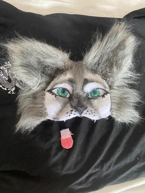 “Therian” cat mask furry fursuit HQ, Hobby en Vrije tijd, Kostuums, Theaterbenodigdheden en LARP, Zo goed als nieuw, Overige typen