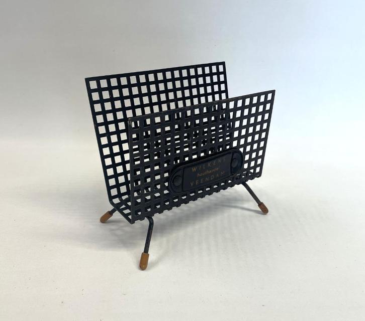 brievenhouder, Wilkens houthandel Veendam, jaren '60 vintage, Diversen, Bureau-accessoires, Gebruikt, Ophalen of Verzenden