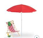 Rode Strandparasol - Nieuw!, Verstelbaar, Nieuw, Ophalen of Verzenden, 1 tot 2 meter