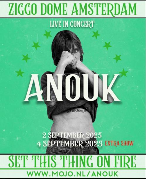 2 sta-tickets voor Anouk in de Ziggo Dome – te koop!, Tickets en Kaartjes, Concerten | Pop, Twee personen, September