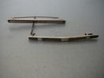 2 zilveren niello heren broches NU 15 euro, Verzenden, Zilver, Broche