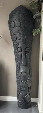 Groot Houten Masker - Afrikaanse Stijl, Indonesisch, Antiek en Kunst, Ophalen