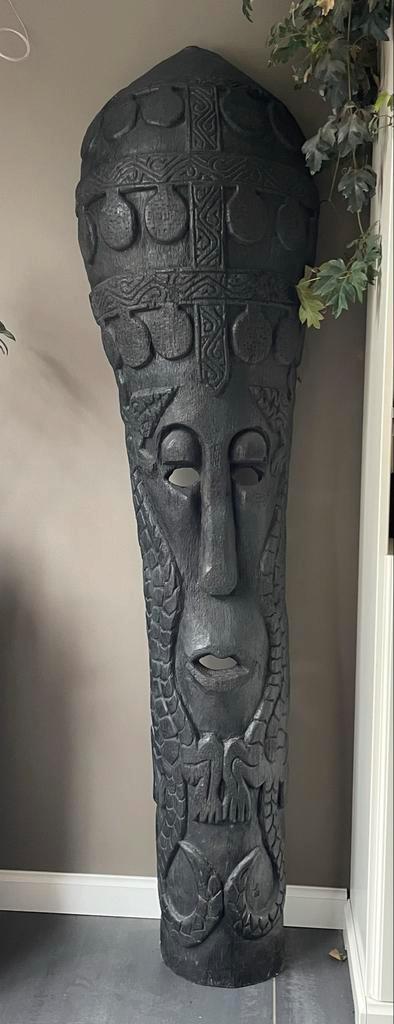 Groot Houten Masker - Afrikaanse Stijl, Indonesisch, Antiek en Kunst, Kunst | Niet-Westerse kunst, Ophalen