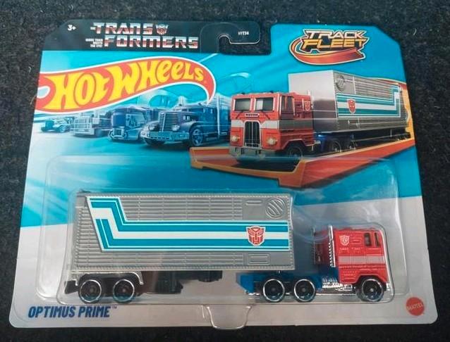 Hot Wheels Track Fleet Optimus Prime, Hobby en Vrije tijd, Modelauto's | Overige schalen, Nieuw, Bus of Vrachtwagen, Ophalen of Verzenden