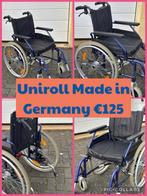 Stevige inklapbare Duitse makelij Uniroll Rolstoel., Gebruikt, Duitsland, Uniroll, Uniroll