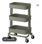 RÅSKOG Ikea trolley groen, Ophalen, Zo goed als nieuw