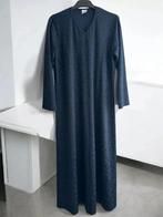 Incila dames lange abaya kaftan jurk blauw L 42 kleed, Maat 42/44 (L), Zo goed als nieuw, Onder de knie, Verzenden