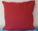 Bordeauxrood Linnen Kussen Dutch Decor 40x40, Huis en Inrichting, Woonaccessoires | Kussens, Ophalen of Verzenden, Zo goed als nieuw