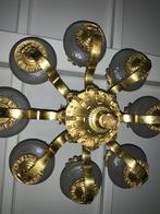 Prachtige antieke vuurvergulde bronzenkroon met 8armen, Antiek en Kunst, Antiek | Lampen, Ophalen of Verzenden