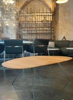 Leolux Liliom salontafel XL aged oak, Huis en Inrichting, Tafels | Salontafels, Ophalen, 50 tot 100 cm, Rond, Zo goed als nieuw