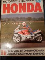 Motorfietstechniek Honda cbr600f  en cbr1000f 1987-1990, Motoren, Handleidingen en Instructieboekjes, Ophalen of Verzenden, Honda