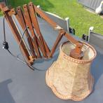 Vintage harmonicalamp schaarlamp wandlamp teak muurlamp, Ophalen