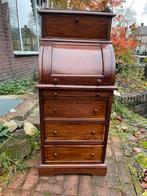 Ladenkast met rolluik en uittrekbaar schrijfblad, Huis en Inrichting, Kasten | Secretaires, Ophalen, Gebruikt